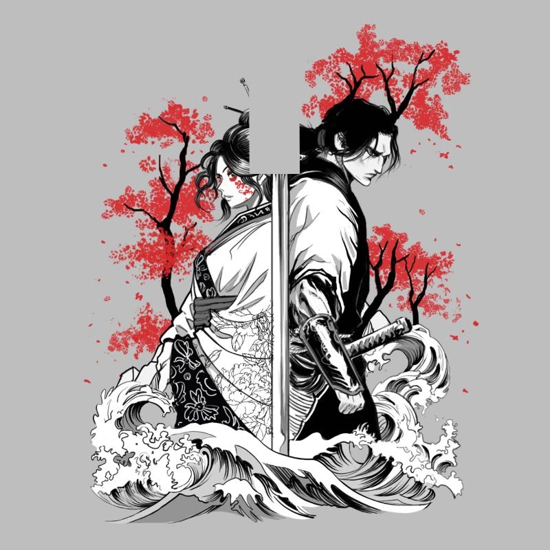 Âmes de samouraï entrelacées