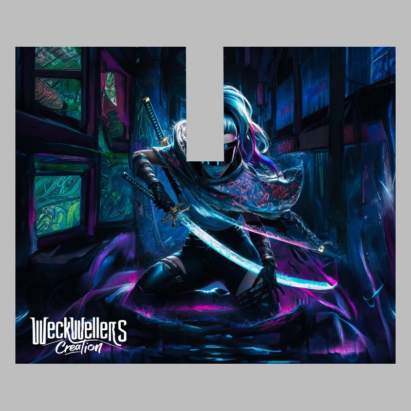 Graffiti Anime Samurai