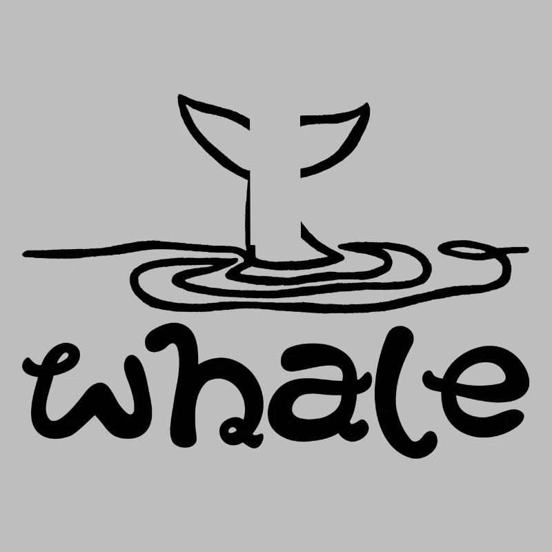 La queue de la baleine (noir)