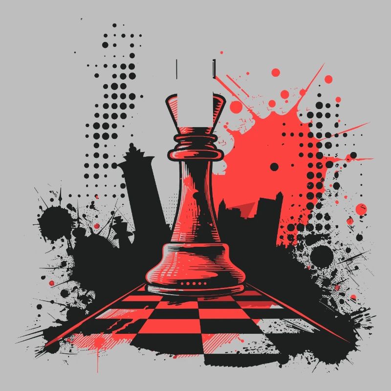 Pièces d’échecs Graffiti