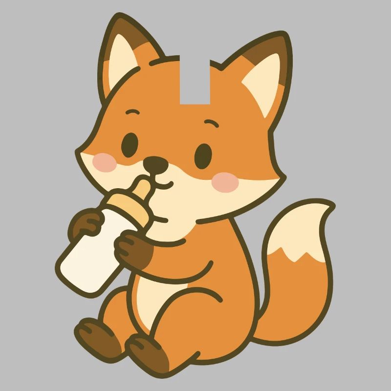 Durstiger Babyfuchs
