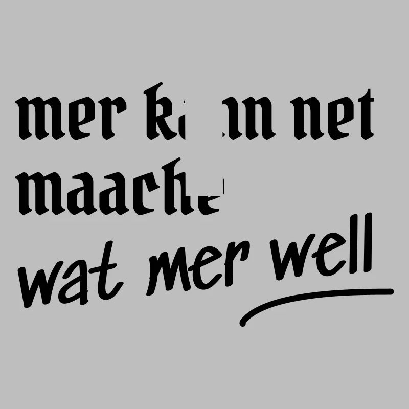 Kölsche Spruch Design Geschenk