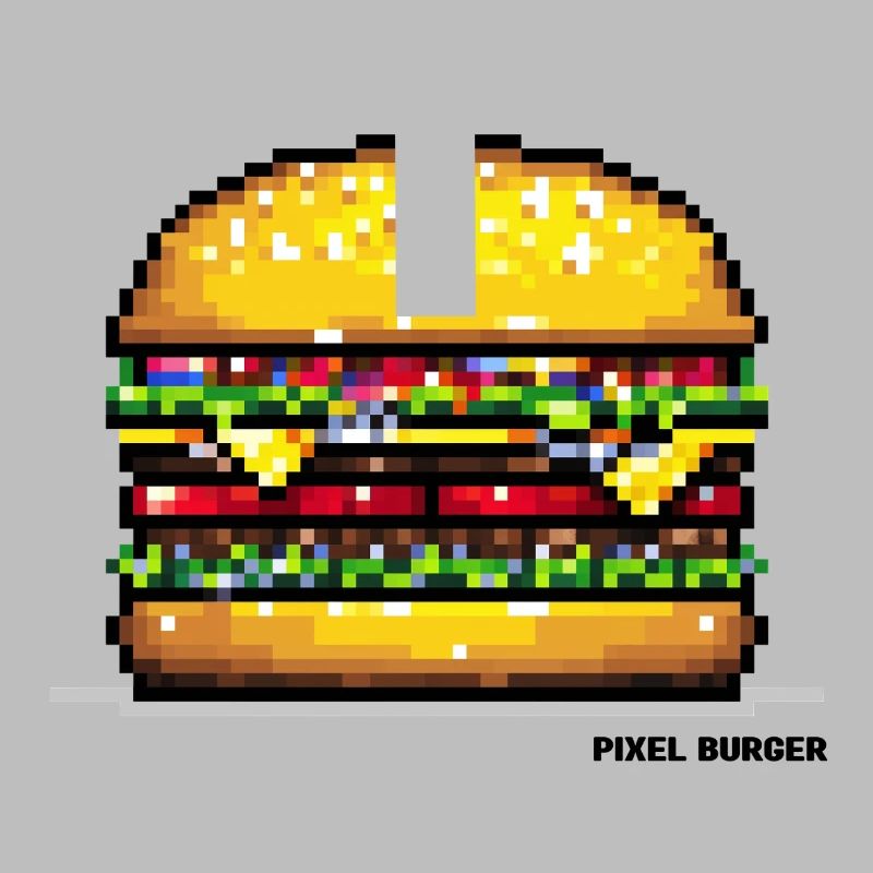 Pixel Hamburger