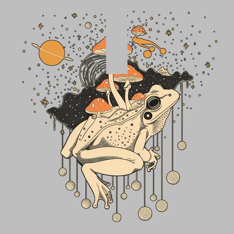 Cosmic Frog & Toadstools in the Universe