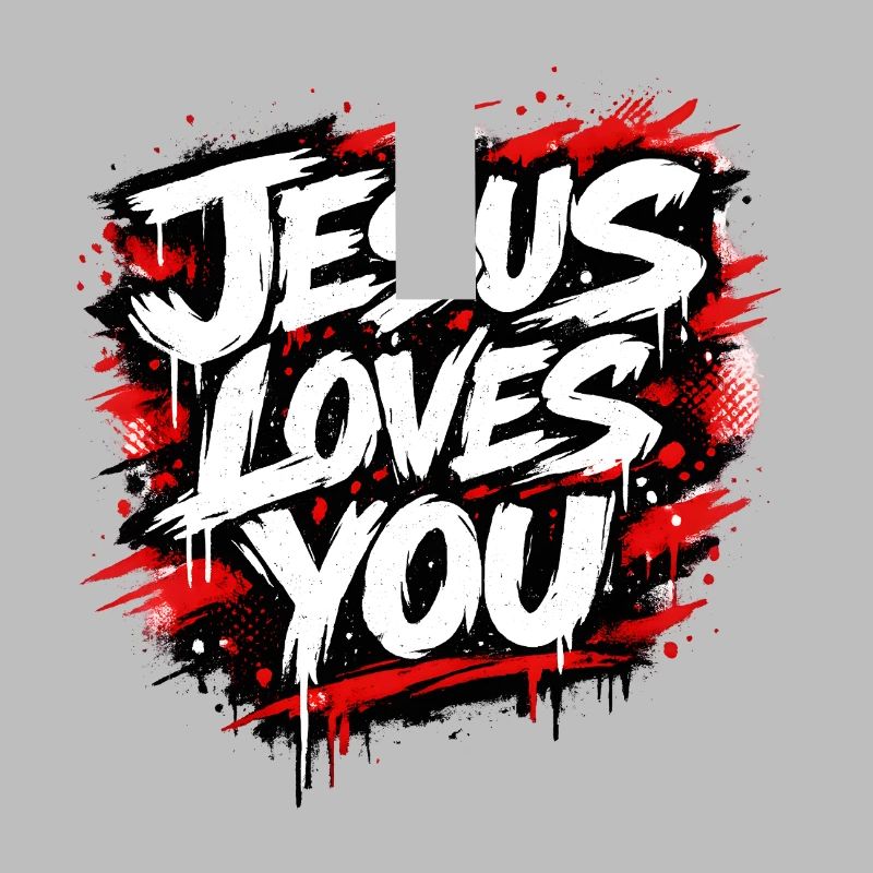 Déclaration de graffiti Jésus t’aime