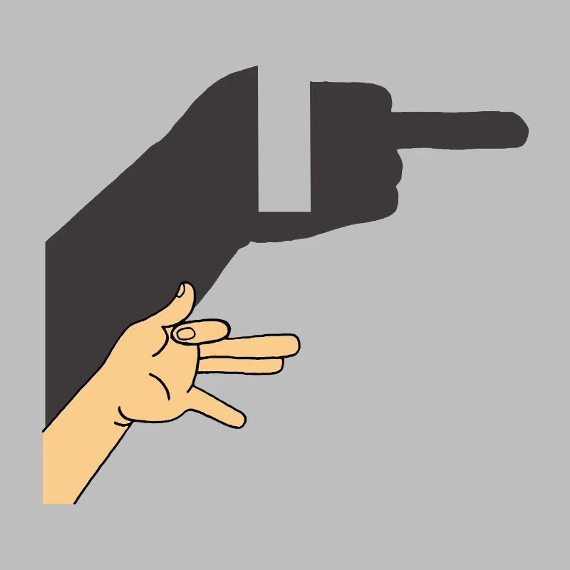 Schatten eines Hundes oder nicht