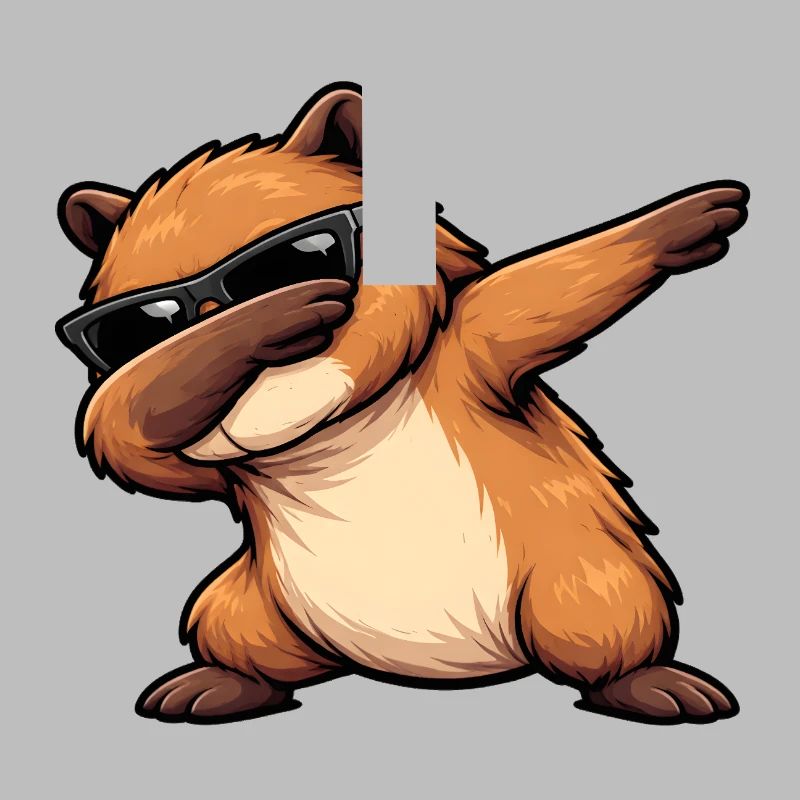 Dabbing Capybara