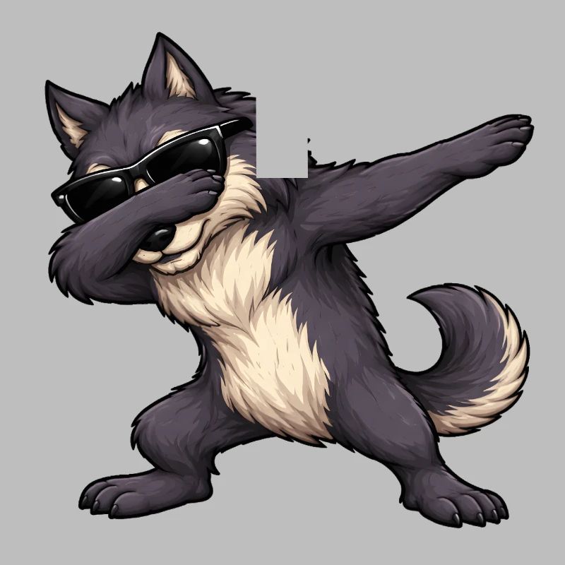 Dabbing Werwolf