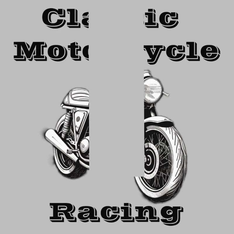 Course de moto classique