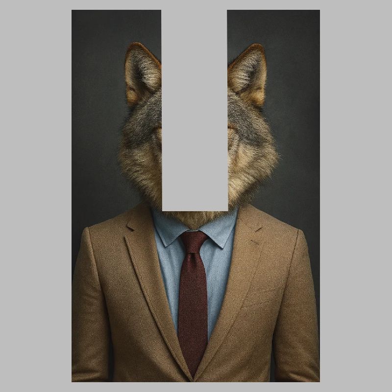 Wolf in a suit