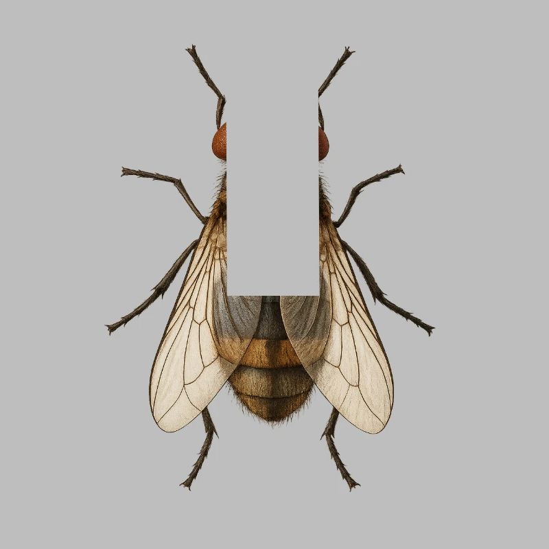Hyperreal Fly Anatomy Tee