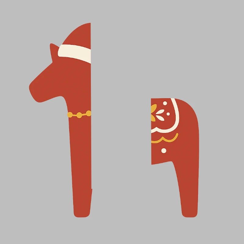 Dala Cheval Noël