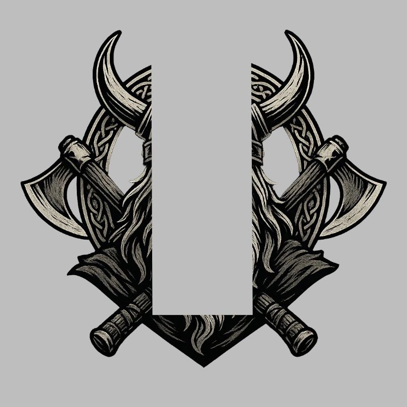 Wikinger mit Axt Odin Thor Walhalla Krieger