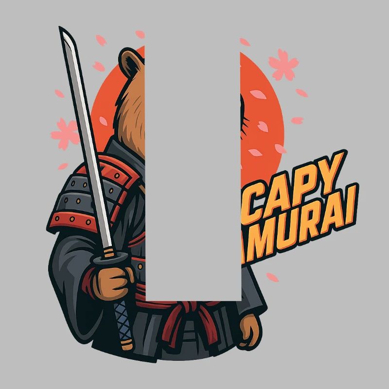 Capy Samurai – Guerrier Zen Capybara 🐾