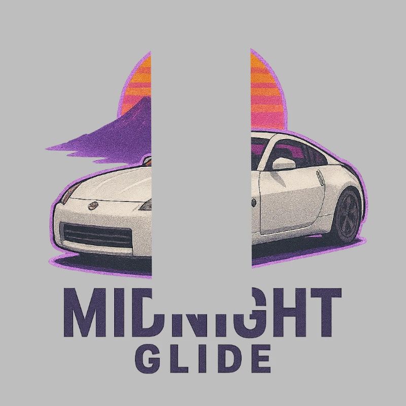 Midnight Glide Retro Sunset Auto