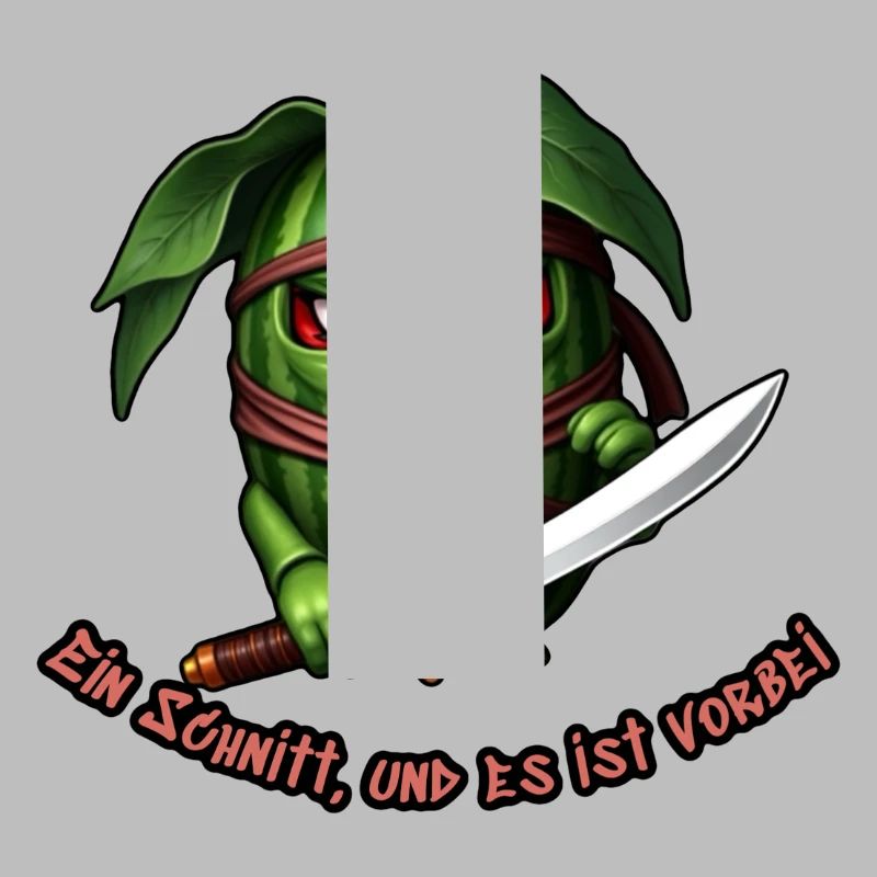 Ninja pastèque avec l’épée