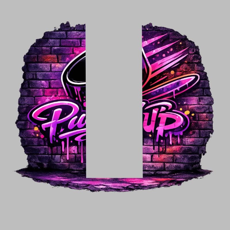 Picked Up Neon Graffiti
