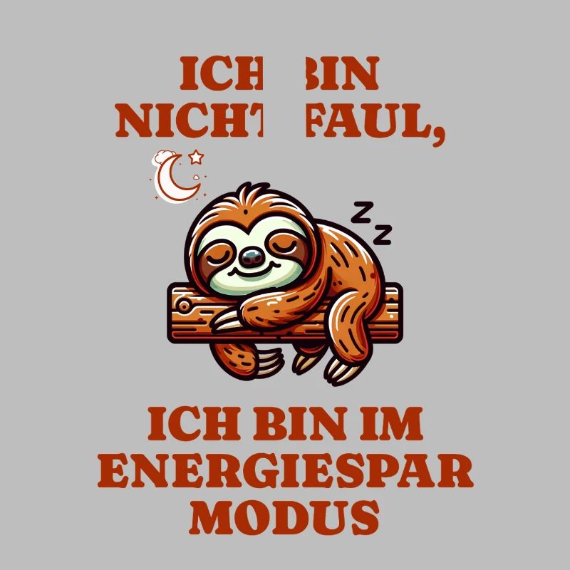 Sloth in power saving mode I'm not lazy