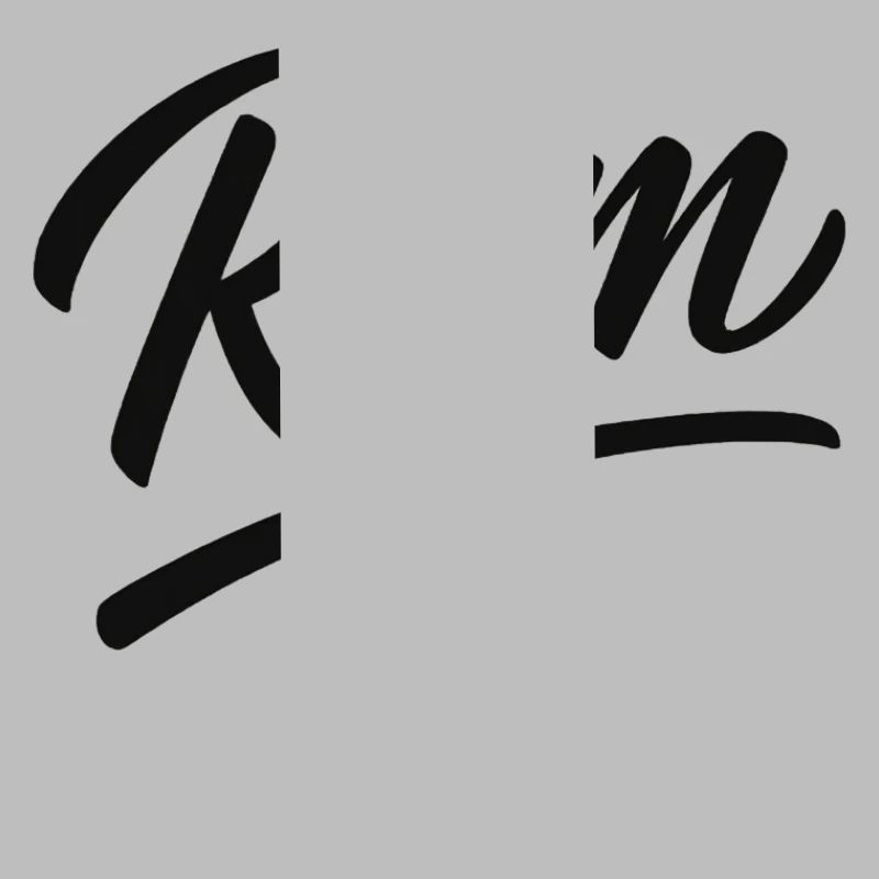 Rom Script Schriftzug Unterlinie