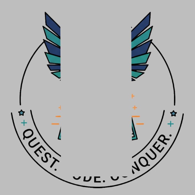 Quest. Code. Conquer Emblem