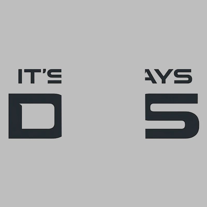 DNS Always: Tech Typography