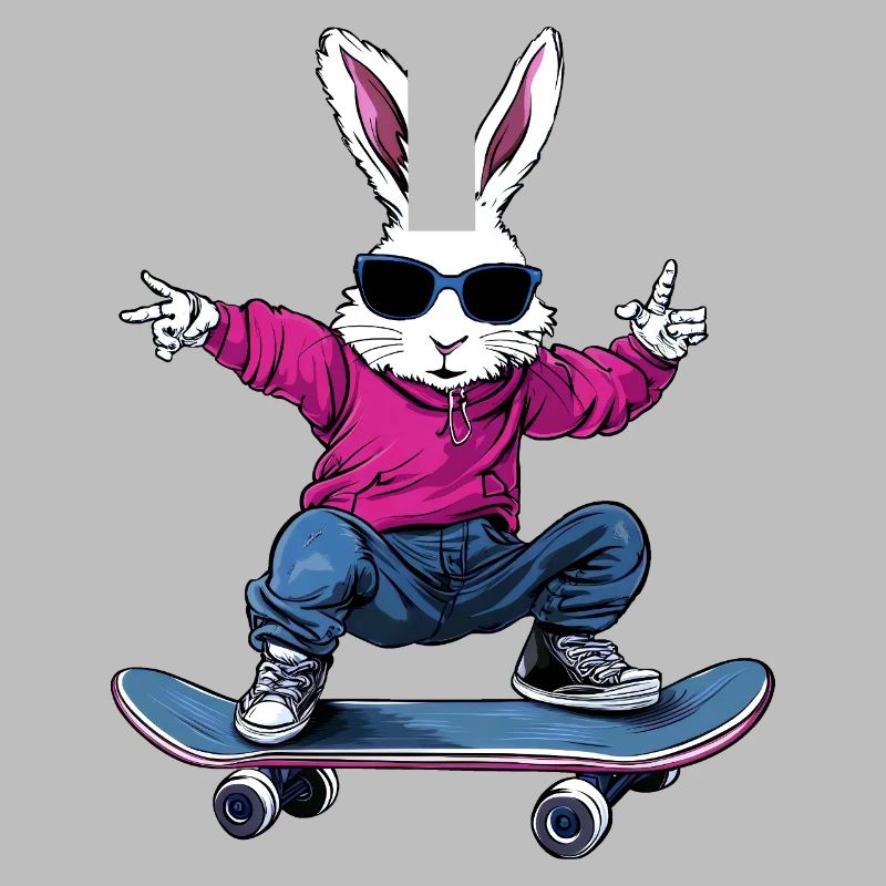 Lapins de skateboard