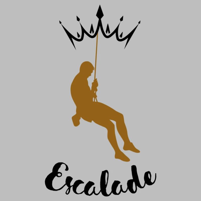 Schwebender Kletterer