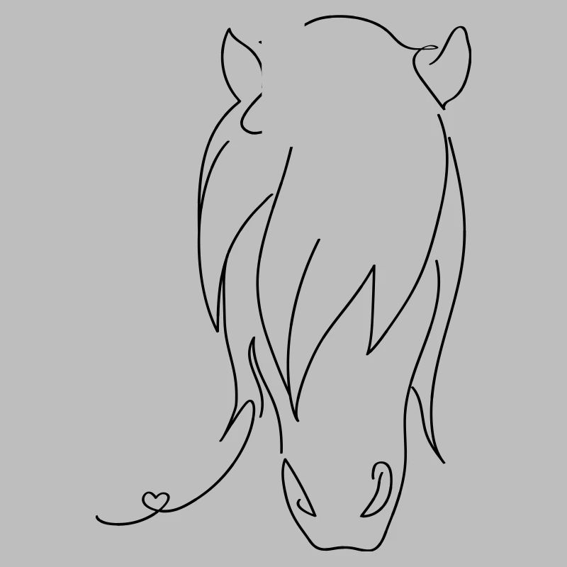 Pferd Silhouette
