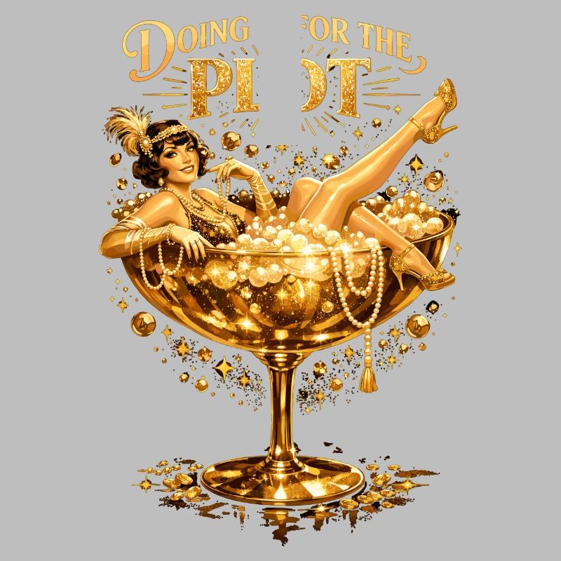 Golden Flapper: Doing it for the Plot Art
