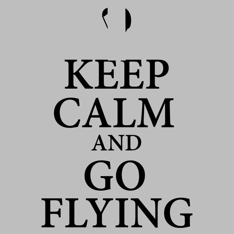 Keep calm go flying