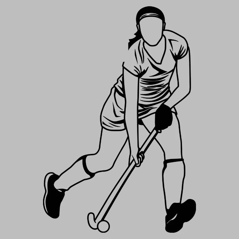 Field hockey player