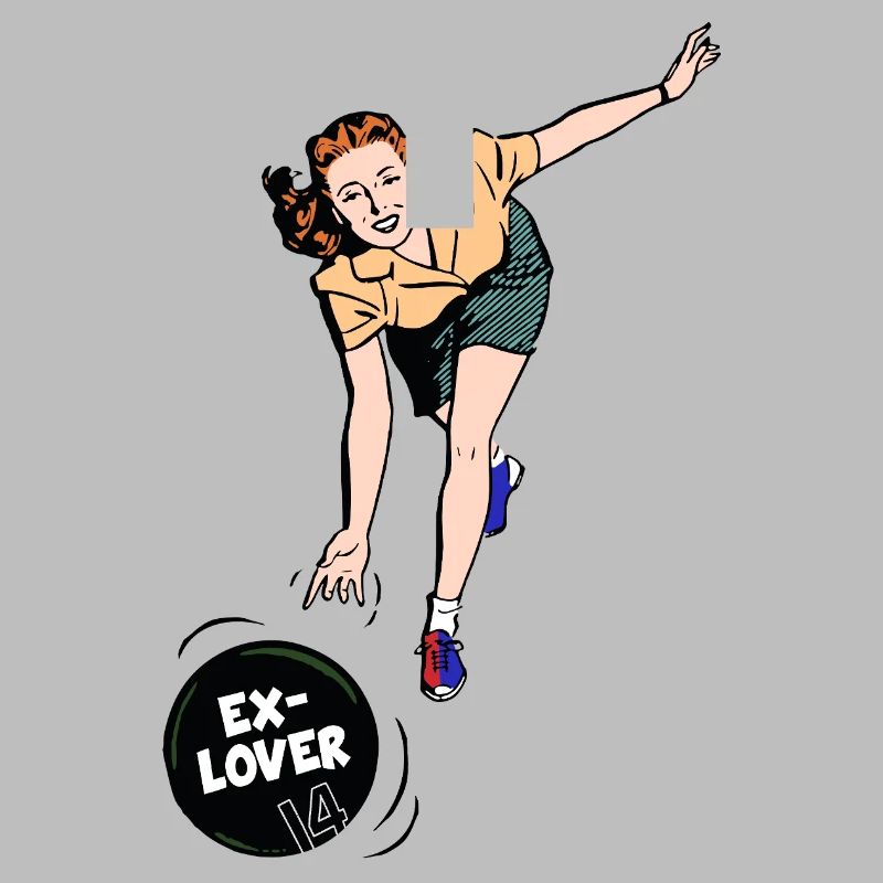 Ex-Lover Bowling – Retro Comic Style