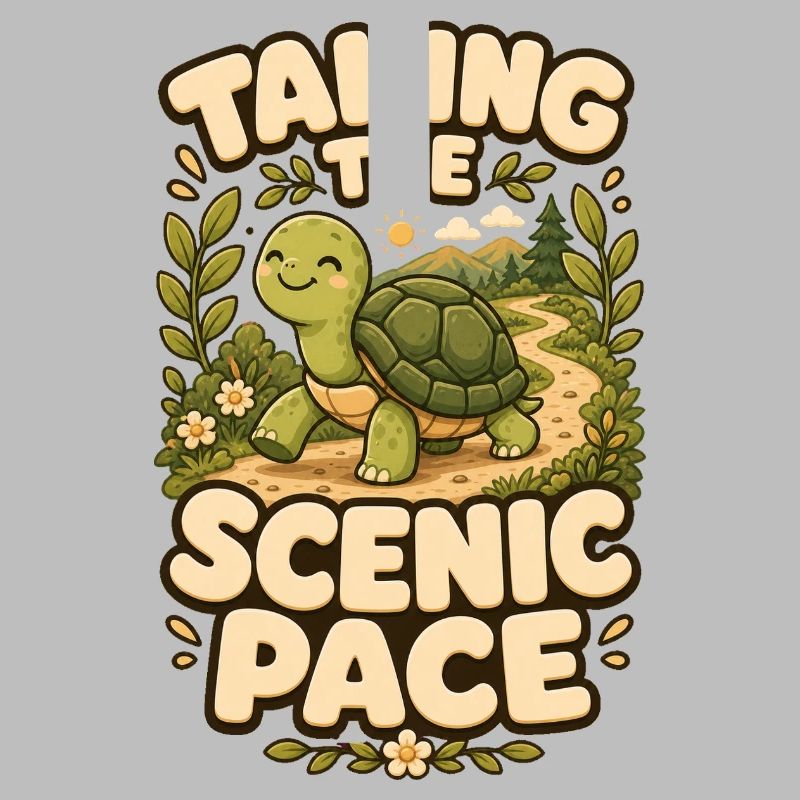 Taking The Scenic Pace Turtle