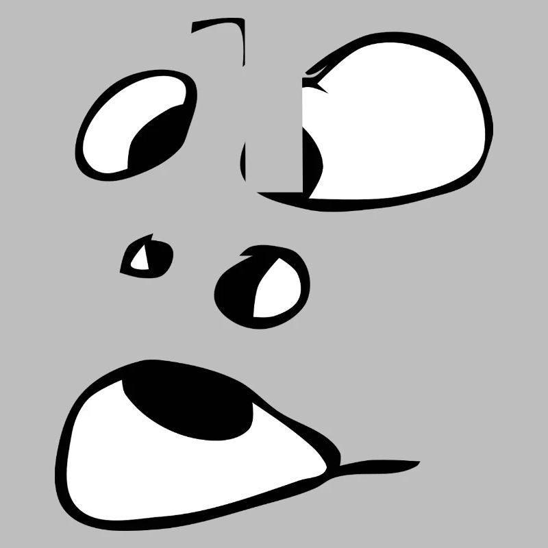 Ahh! Face Ghost Ghost Halloween Comic