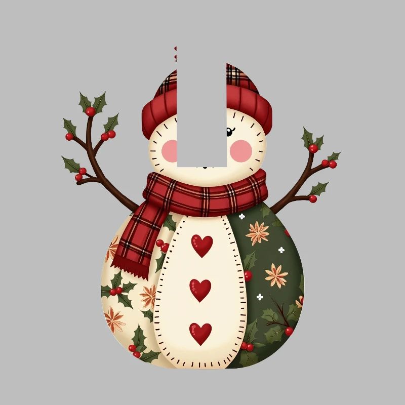 Snowman Christmas Magic Patchwork