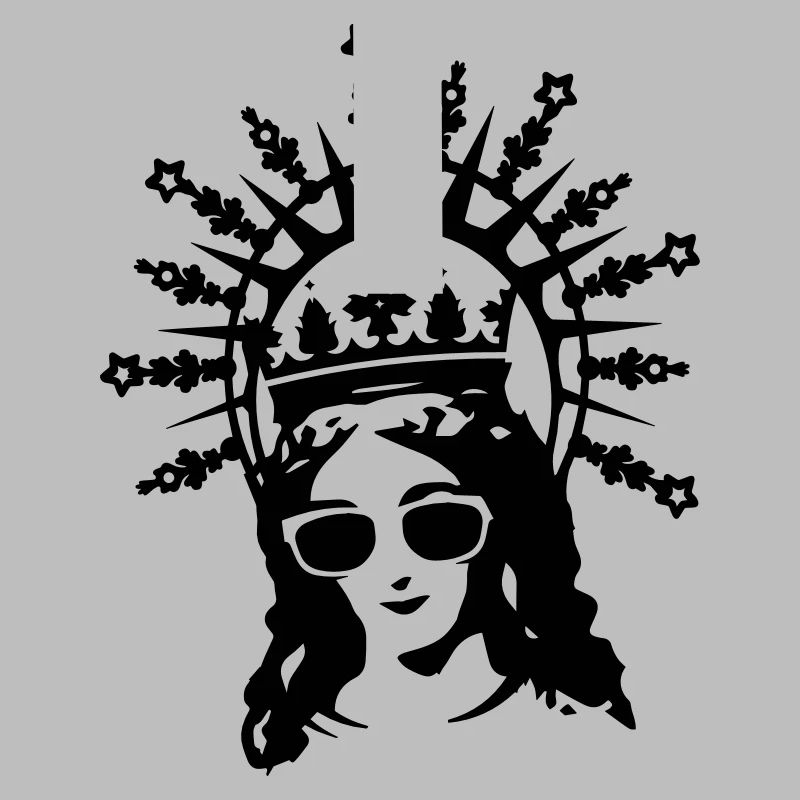 Mutter Gottes mit Sonnenbrille