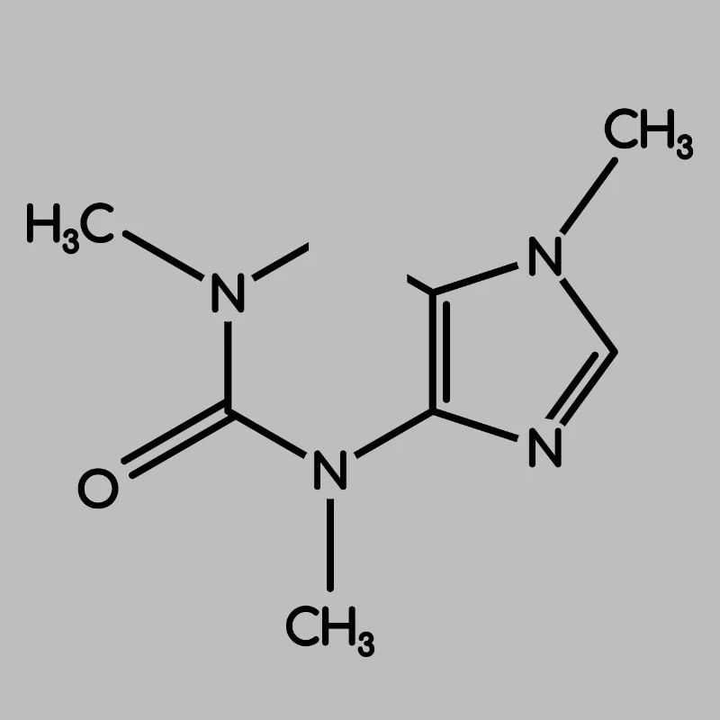 Caffeine Molecule - Structural Formula