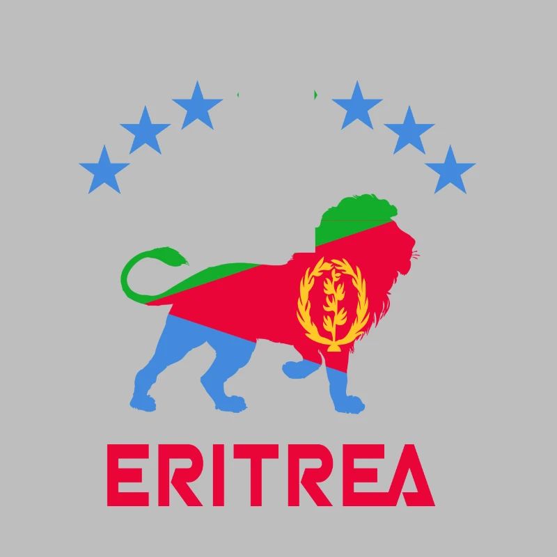 Conception de lion d'Érythrée