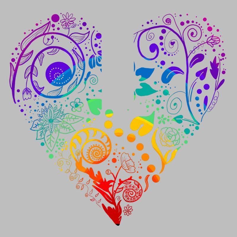 Rainbow Heart