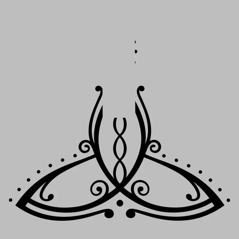 Celtic Motherhood Symbol Mutter mit vier Kindern