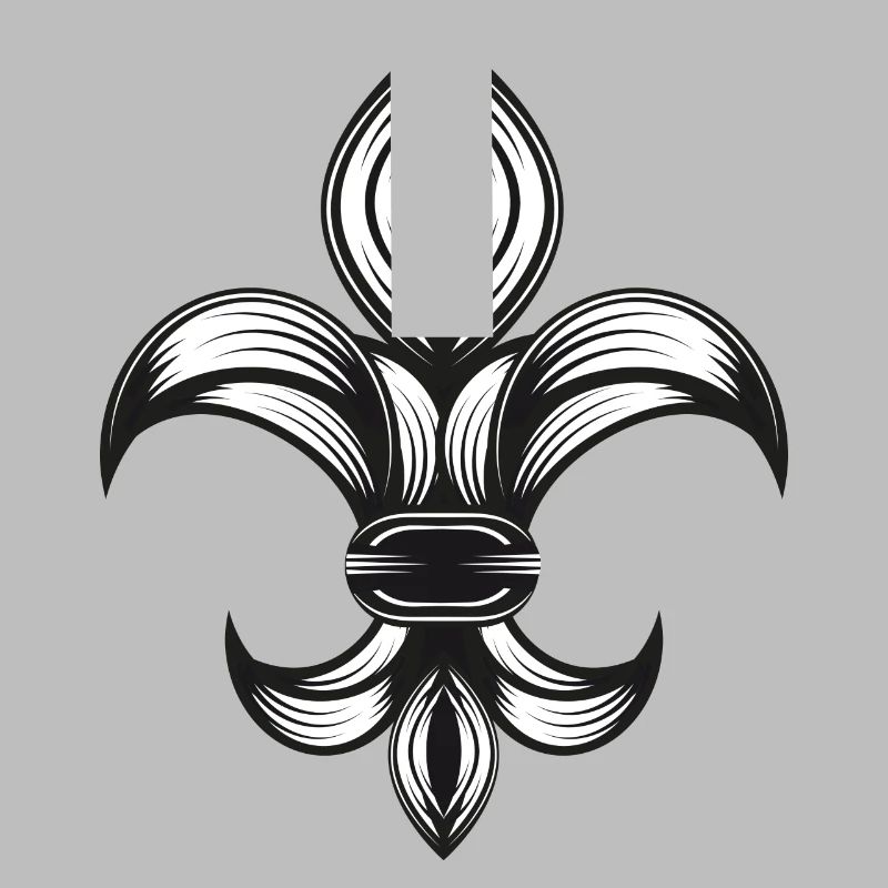 iris stylisé - Fleur-de-Lys