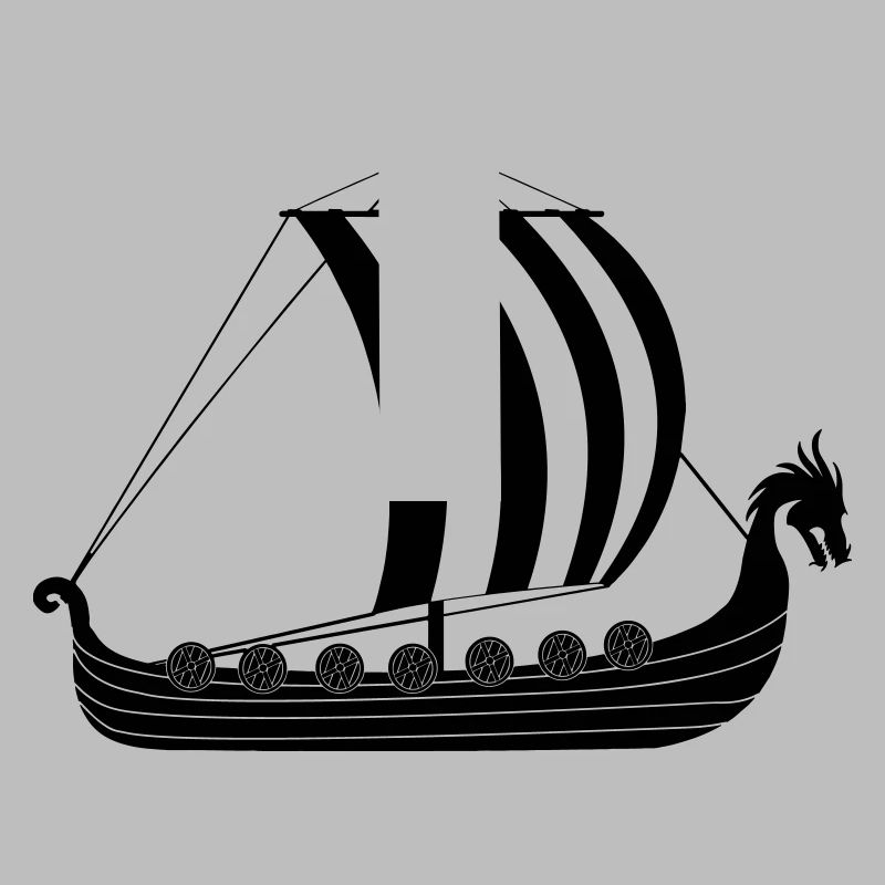 Wikinger-Drachenschiff
