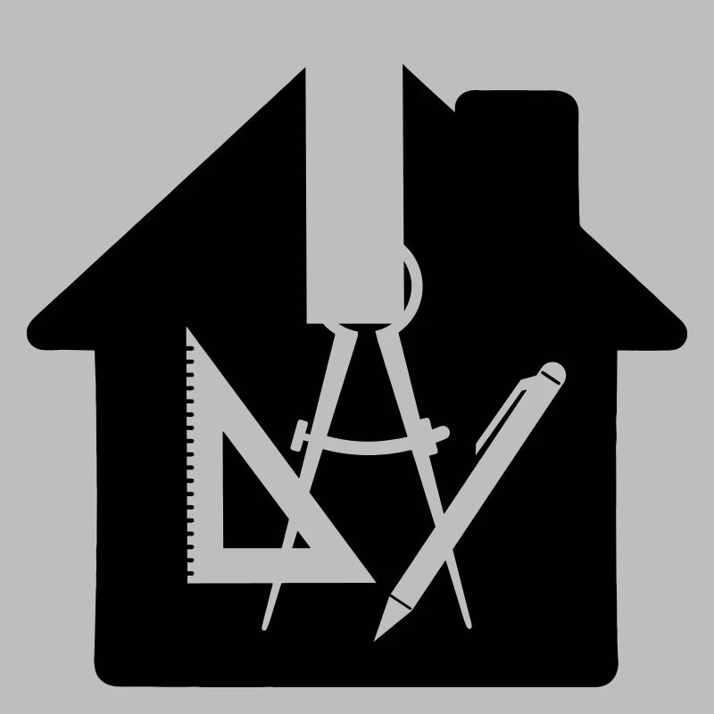 Logo architect house drawing 2