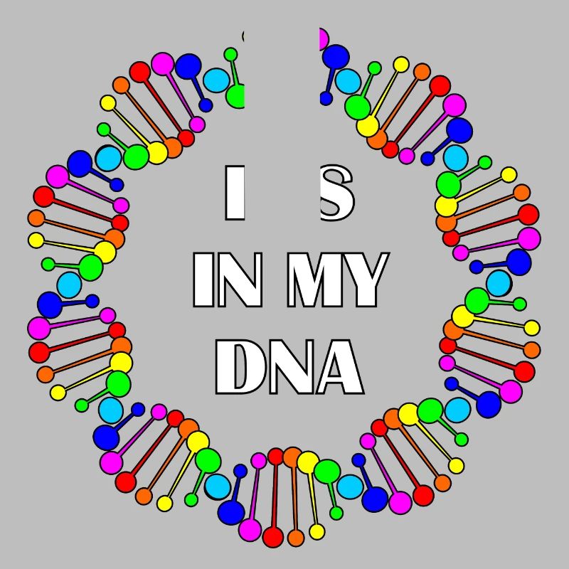 C’est mon ADN arc-en-ciel avec du texte