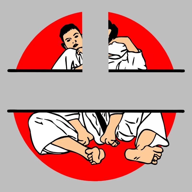 Judo Jiujitsu espace de serrage de cou pour le texte