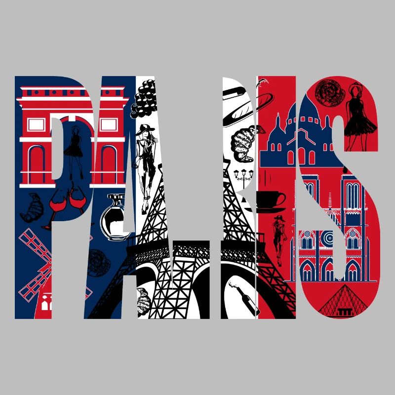 Collage Paris Eiffeltour
