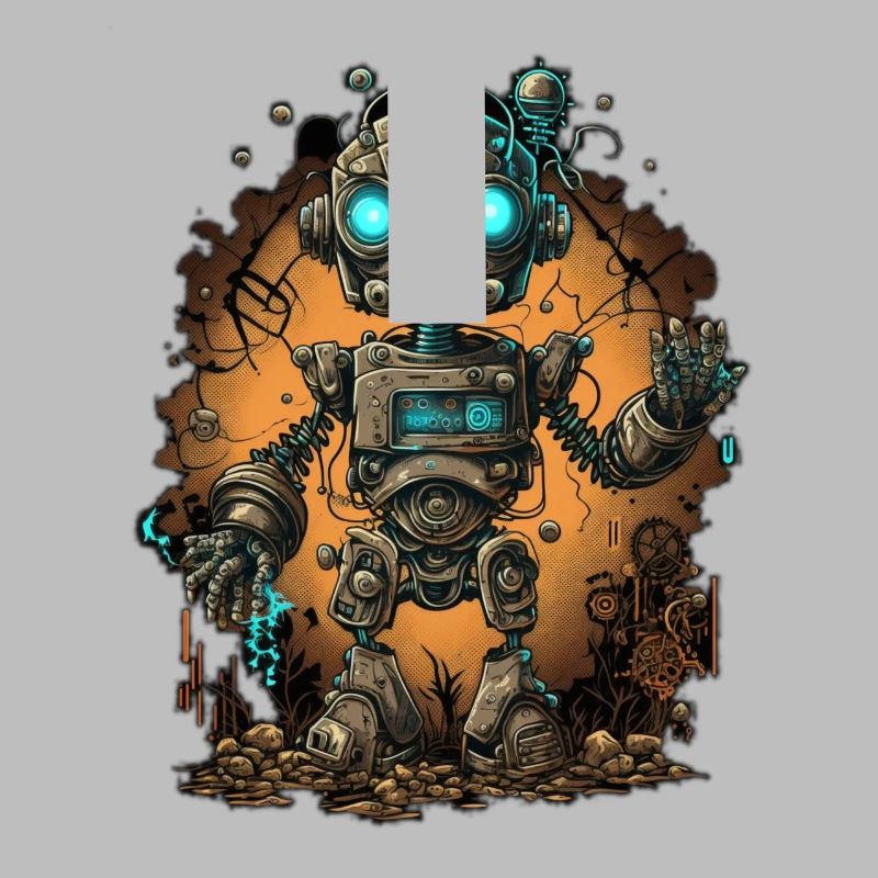 Netter kleiner Roboter