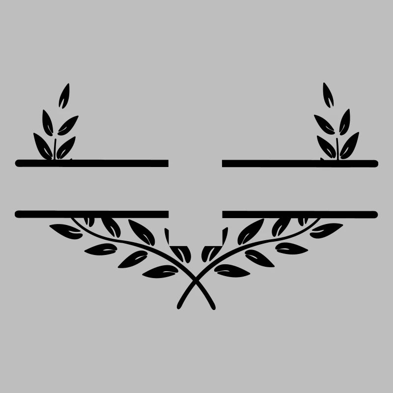 Laurel wreath with space for text