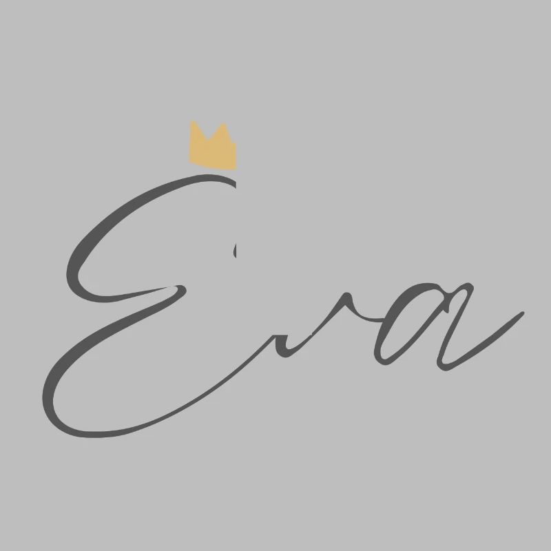 Prinzessin Eva Crown Hemd – Name mit Buchstabe E