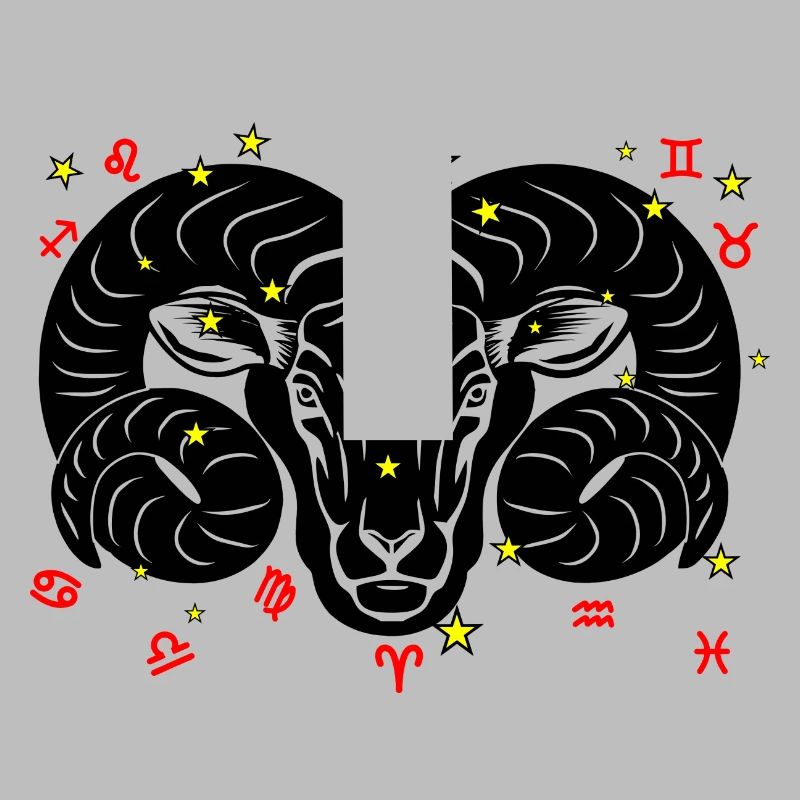 Sternzeichen Stern Logo Widder